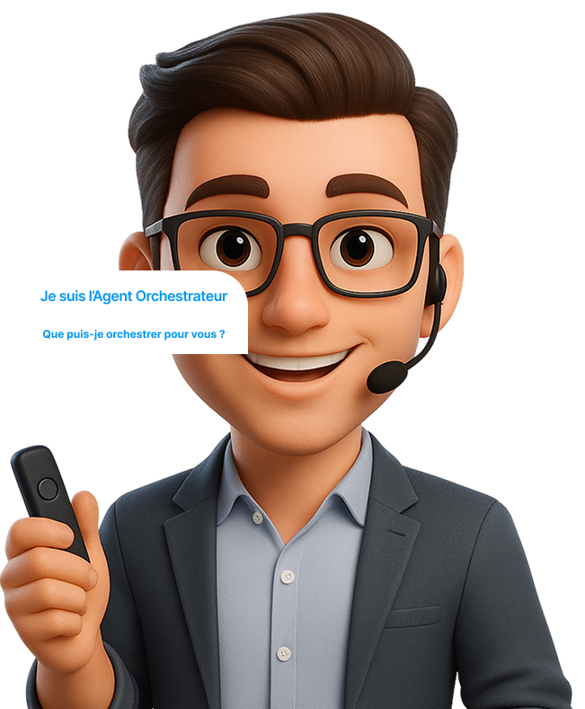 Illustration Agent IA en action