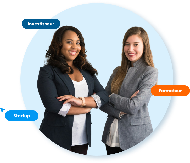 Communauté d'entrepreneurs PrendsTaPart travaillant ensemble sur leurs projets